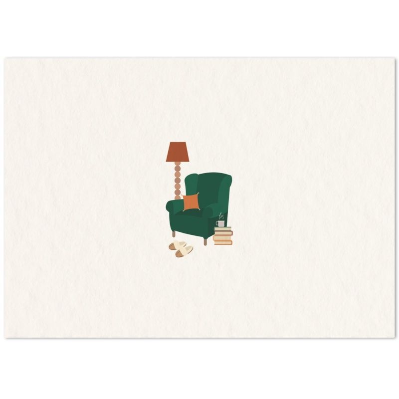 Postkaart · Leunstoel