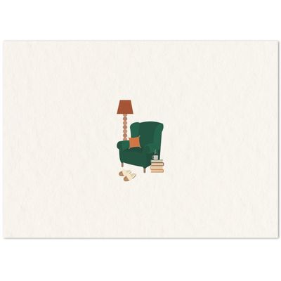 Postkaart · Leunstoel