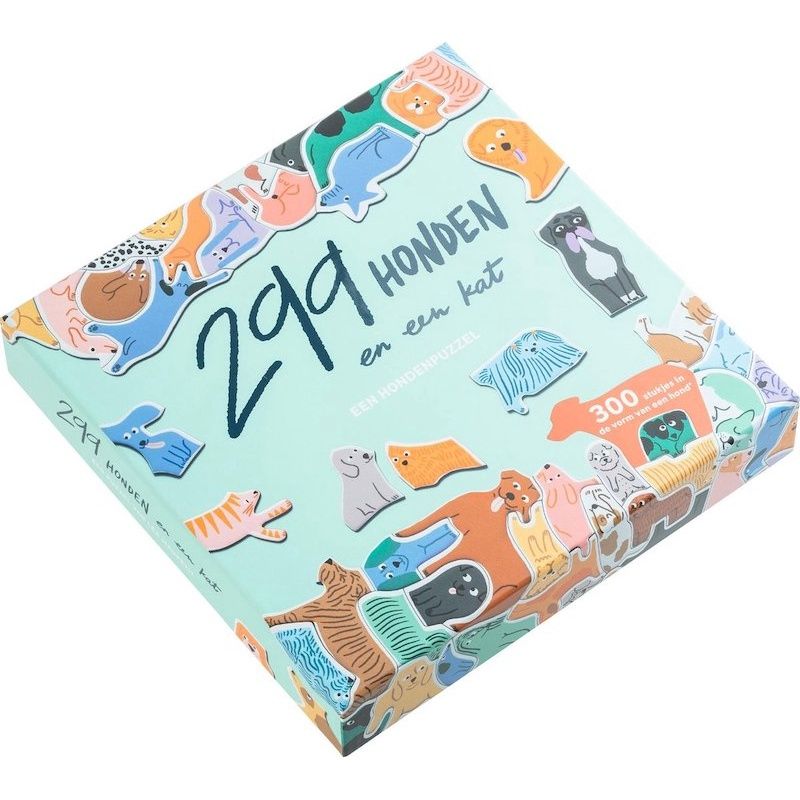 Puzzel 299 honden (en één kat)