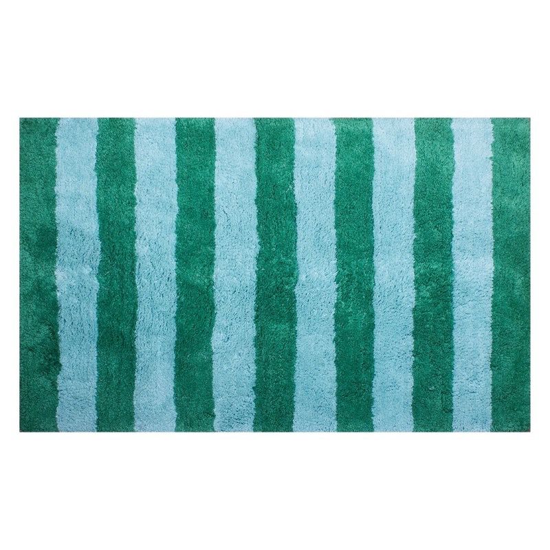 Badmat streep · blauw/groen