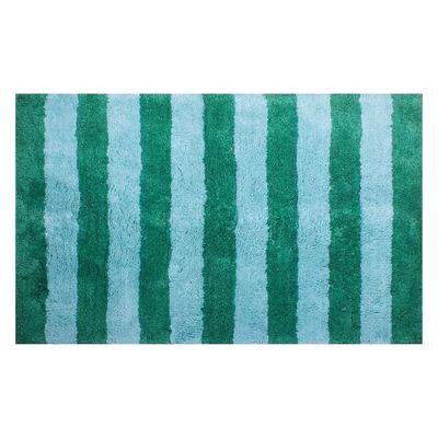 Badmat streep · blauw/groen