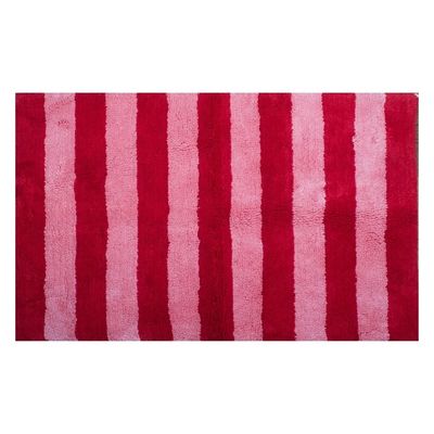 Badmat streep · roze/rood