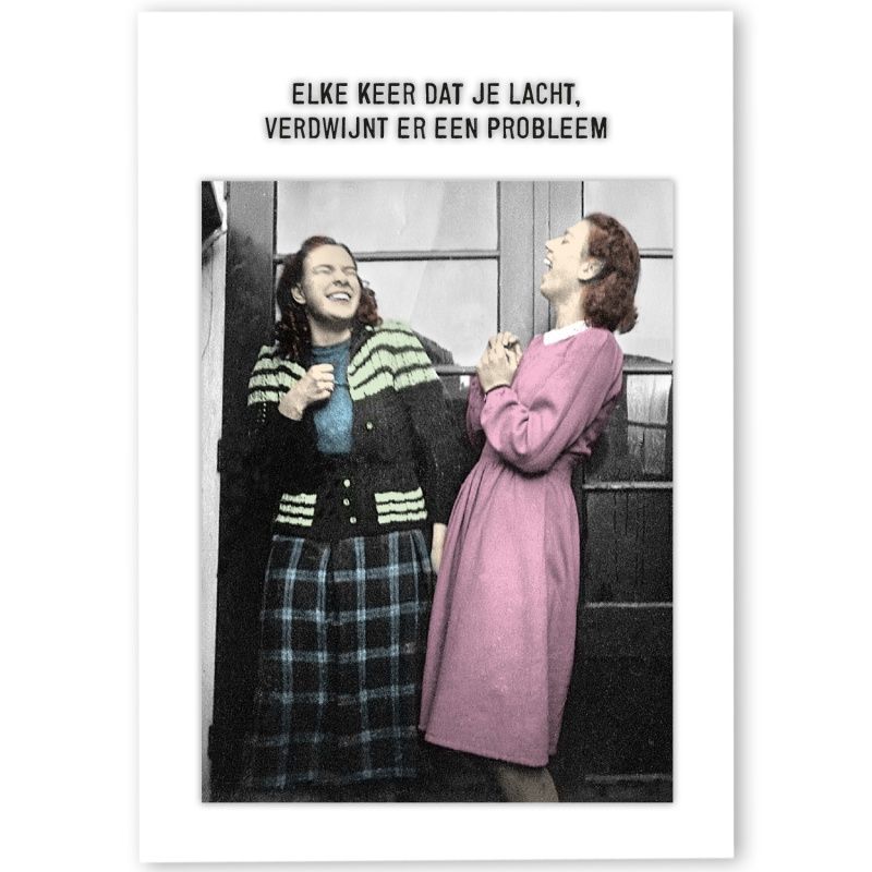 Kartoenfabriek postkaart &#39;Elke keer dat je lacht&#39;