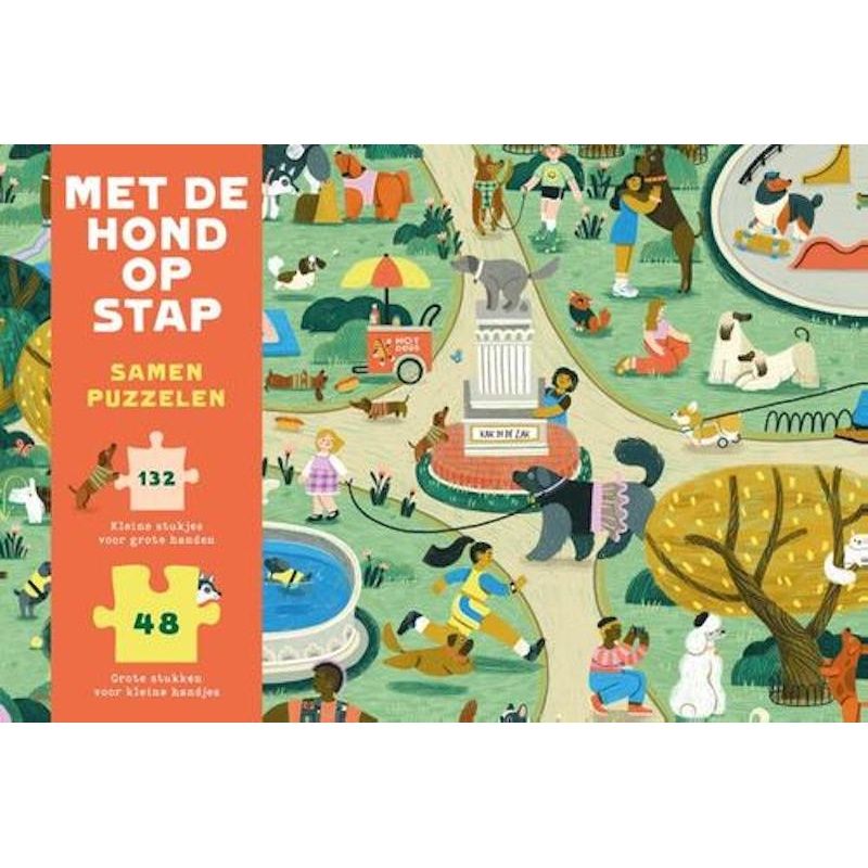 Puzzel &#39;Met de hond op stap&#39;