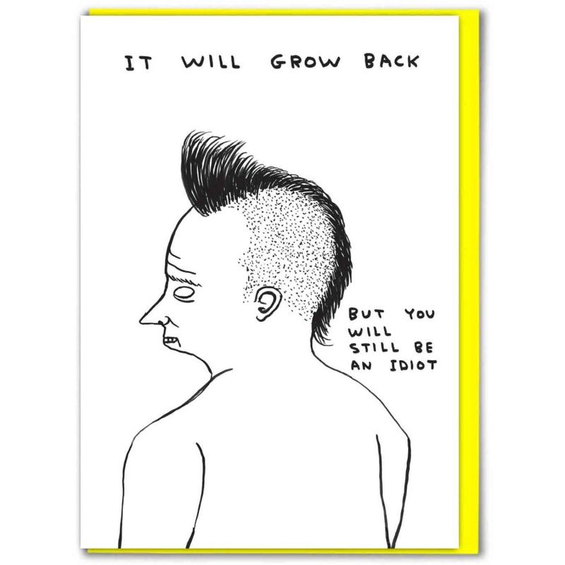 Dubbele kaart &#39;It will grow back&#39;