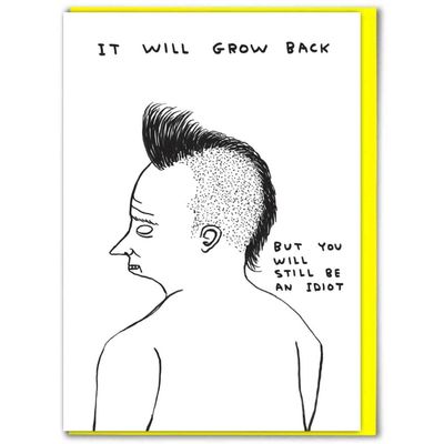 Dubbele kaart &#39;It will grow back&#39;