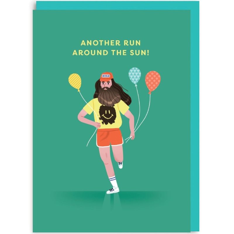 Dubbele kaart &#39;Another run around the sun&#39;