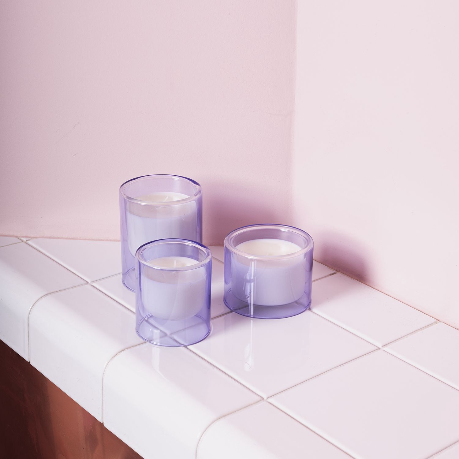 ONA · Geurkaars Mood · violet - 160 gram