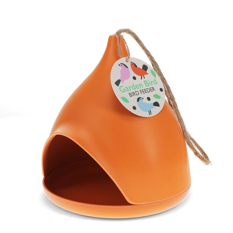 Bamboo fibre vogel voederhuisje - Oranje