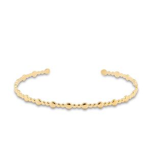 Bangle armband gold - dots