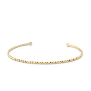 Bangle armband gold - dots small