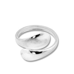 Ring drops thin silver