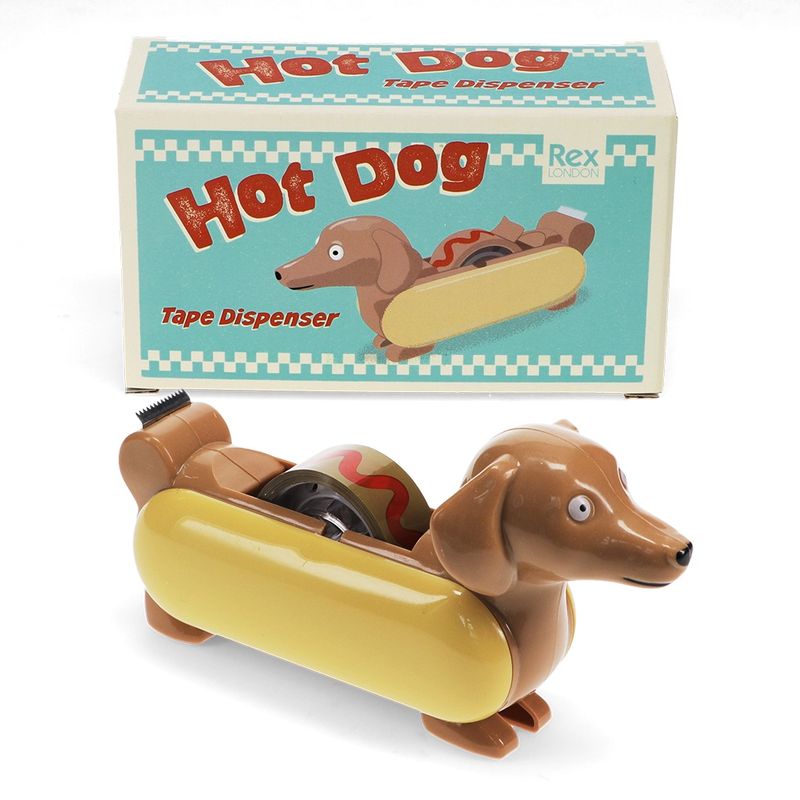 Hot dog · Plakband rol houder - incl. 1 rol tape