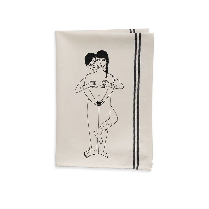 Helen B theedoek 'faces everywhere'