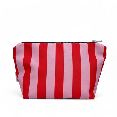 Toilettas · Striped pink/red