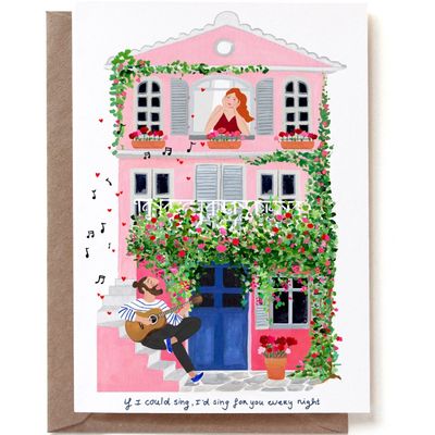 Dubbele kaart &#39;If i could sing&#39;