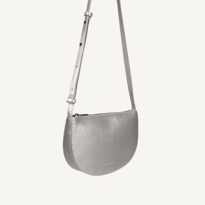 Farou half moon bag • Hematite silver