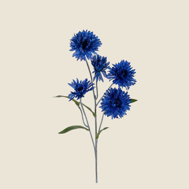 Zijden bloem 'Korenbloem' · blauw