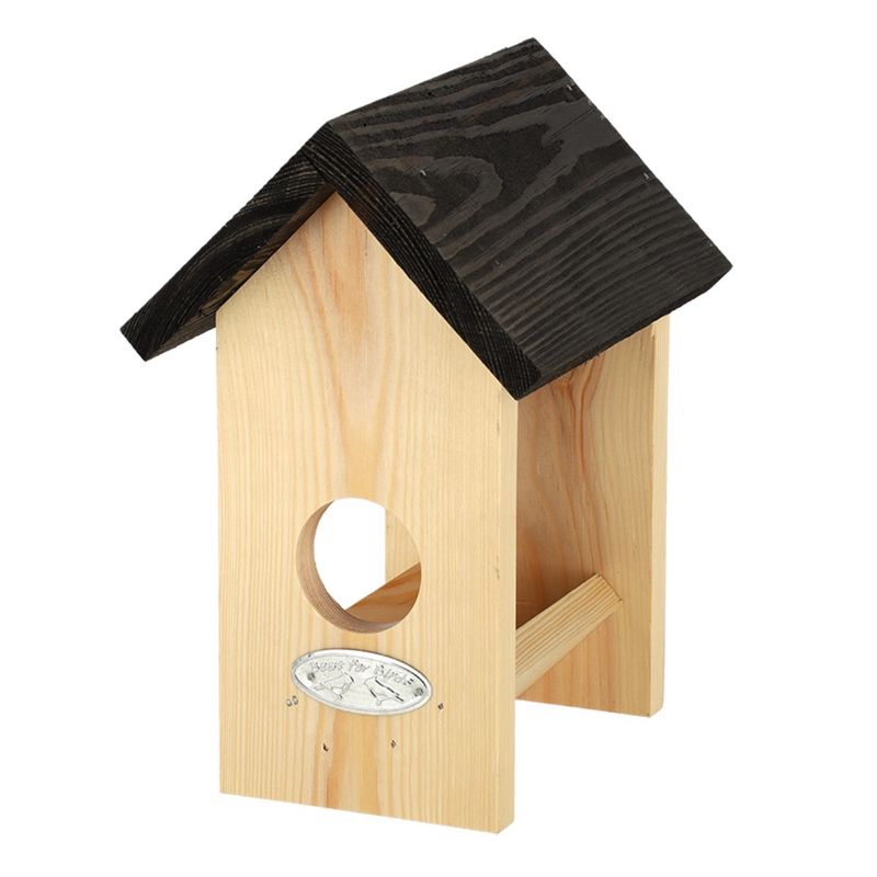 Pindakaas houder huisje vogels · hout