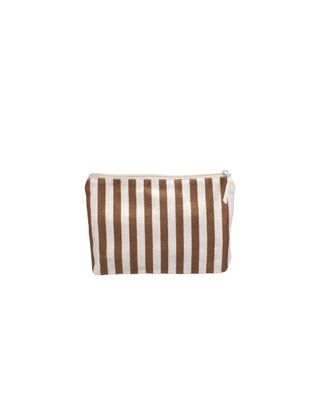 Toilettas striped · bruin