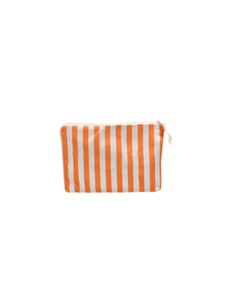 Toilettas striped · oranje