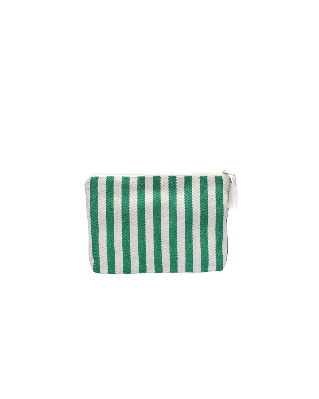 Toilettas striped - groen