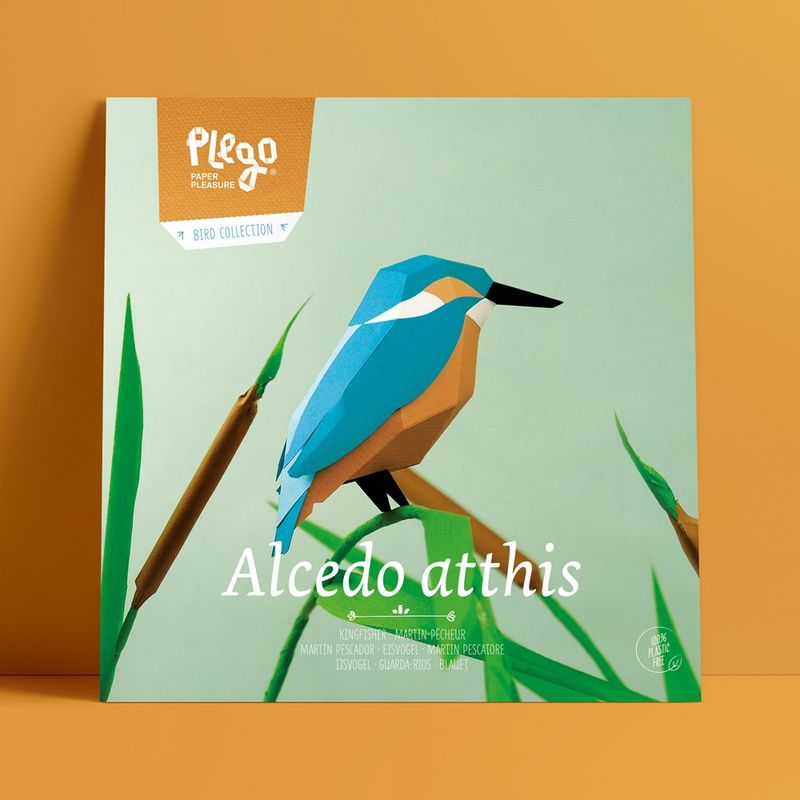 Plego · papieren ijsvogel 'Alcedo Atthis'