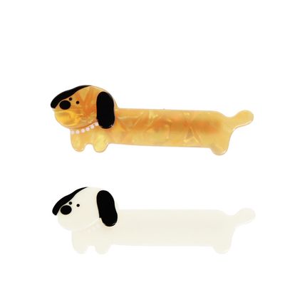 Haar klem set van 2 · Teckels