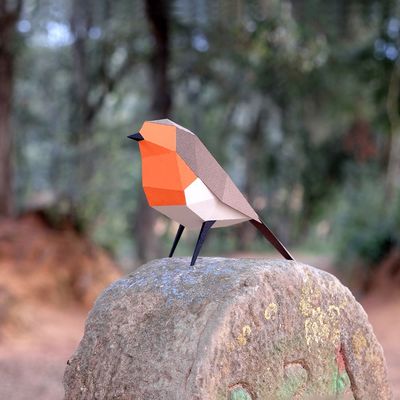 Plego · papieren roodborst Erithacus rubecula
