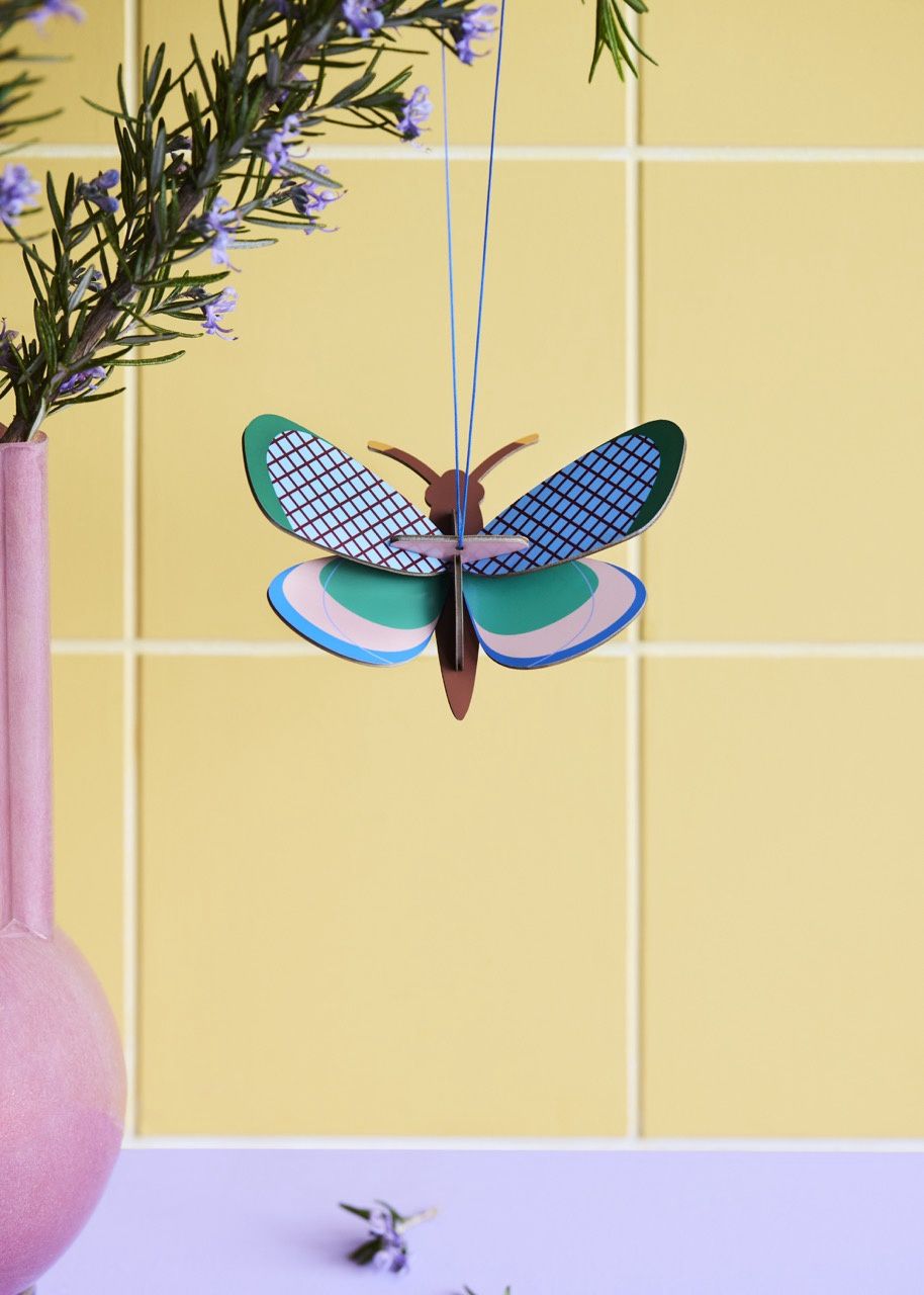 Studio ROOF · Lucky Charm grid butterfly
