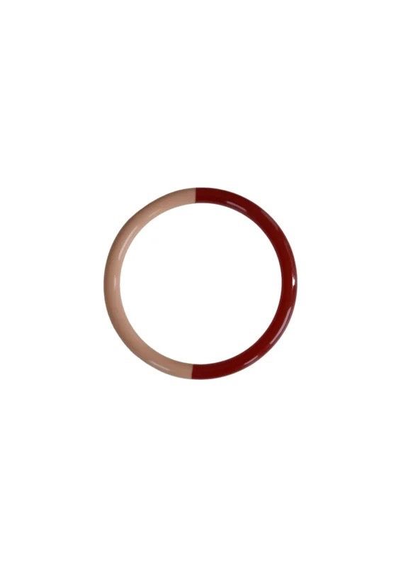 Bybjor Duo Color Bangle-armband · Poppy &amp; Blush