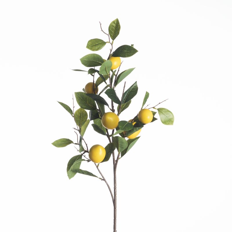 Zijden 'Lemon Branch' citroen tak · yellow