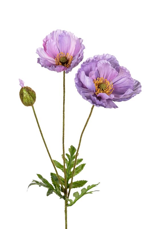 Zijden bloem 'Papaver ' ·  lila