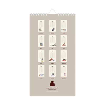 Birthday verjaardags- kalender &#39;Catty activities&#39; katten