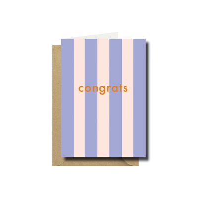 Dubbele kaart · Congrats
