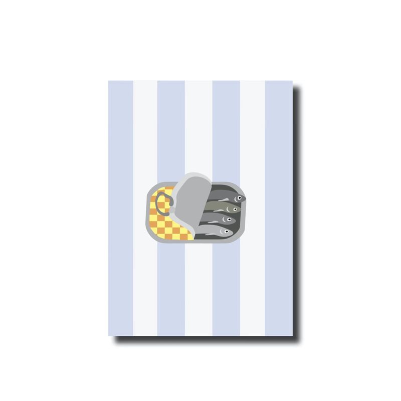 Postcard · Ansjovis in blik