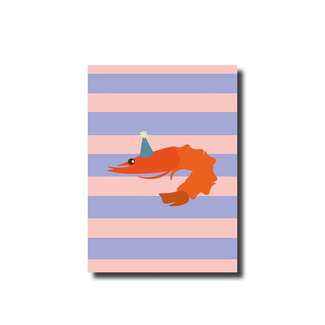 Ansichtkaart · Shrimp party