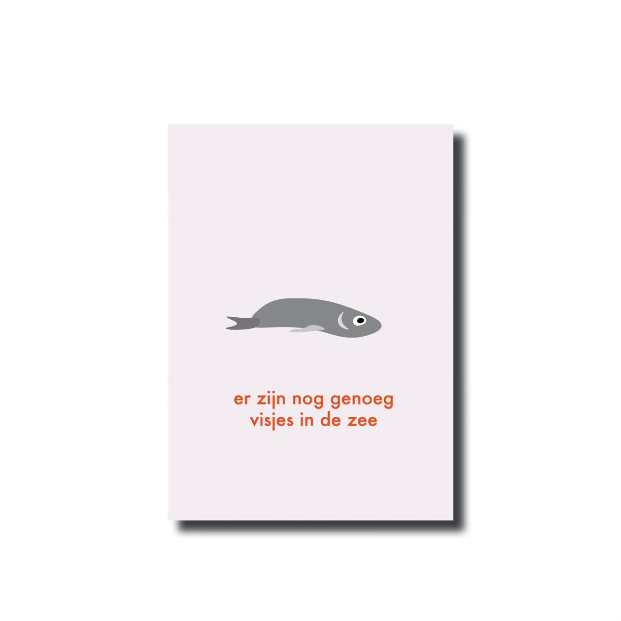 Ansichtkaart · Er zijn nog genoeg visjes in de zee