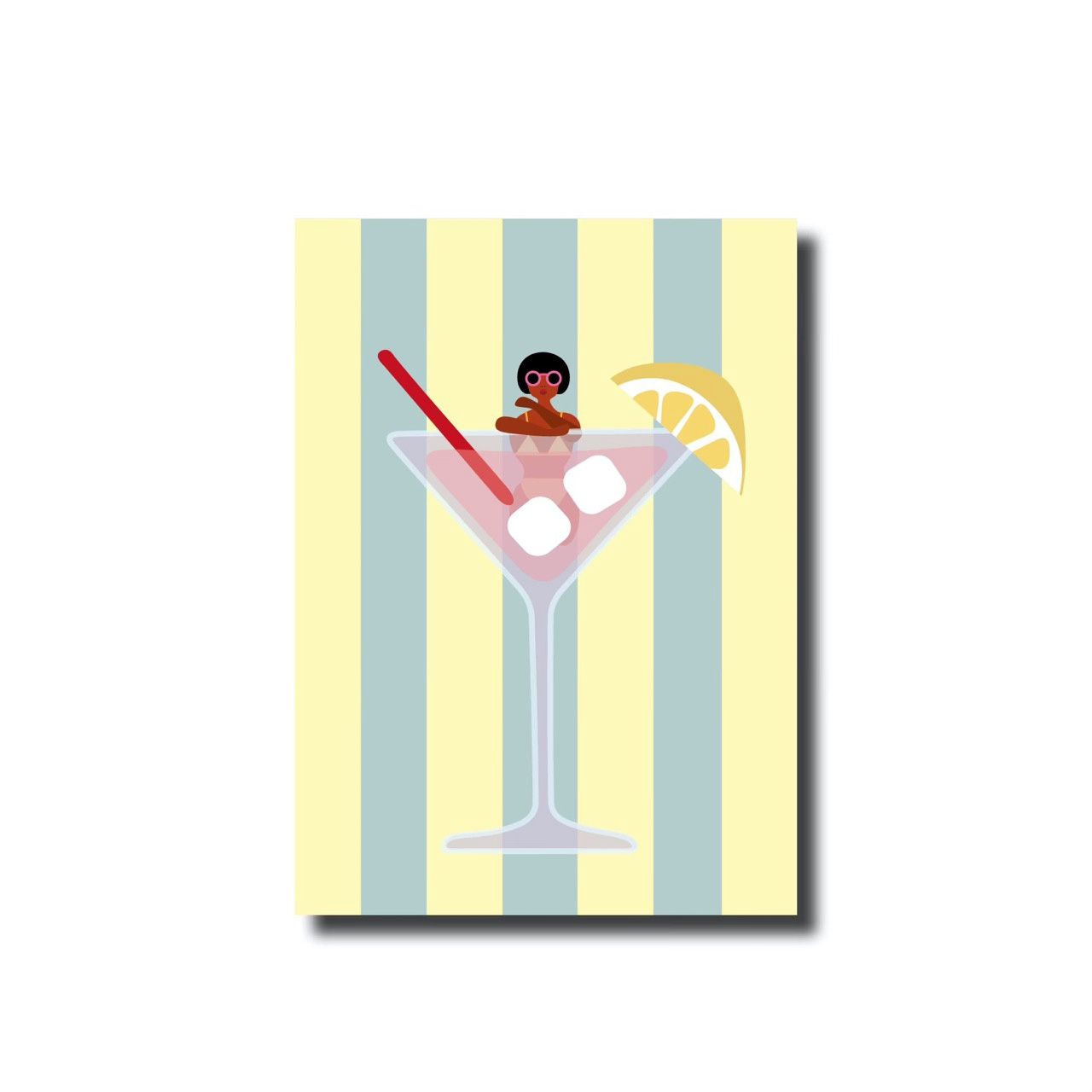 Ansichtkaart · cocktail pool