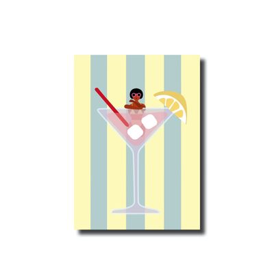Ansichtkaart · cocktail pool