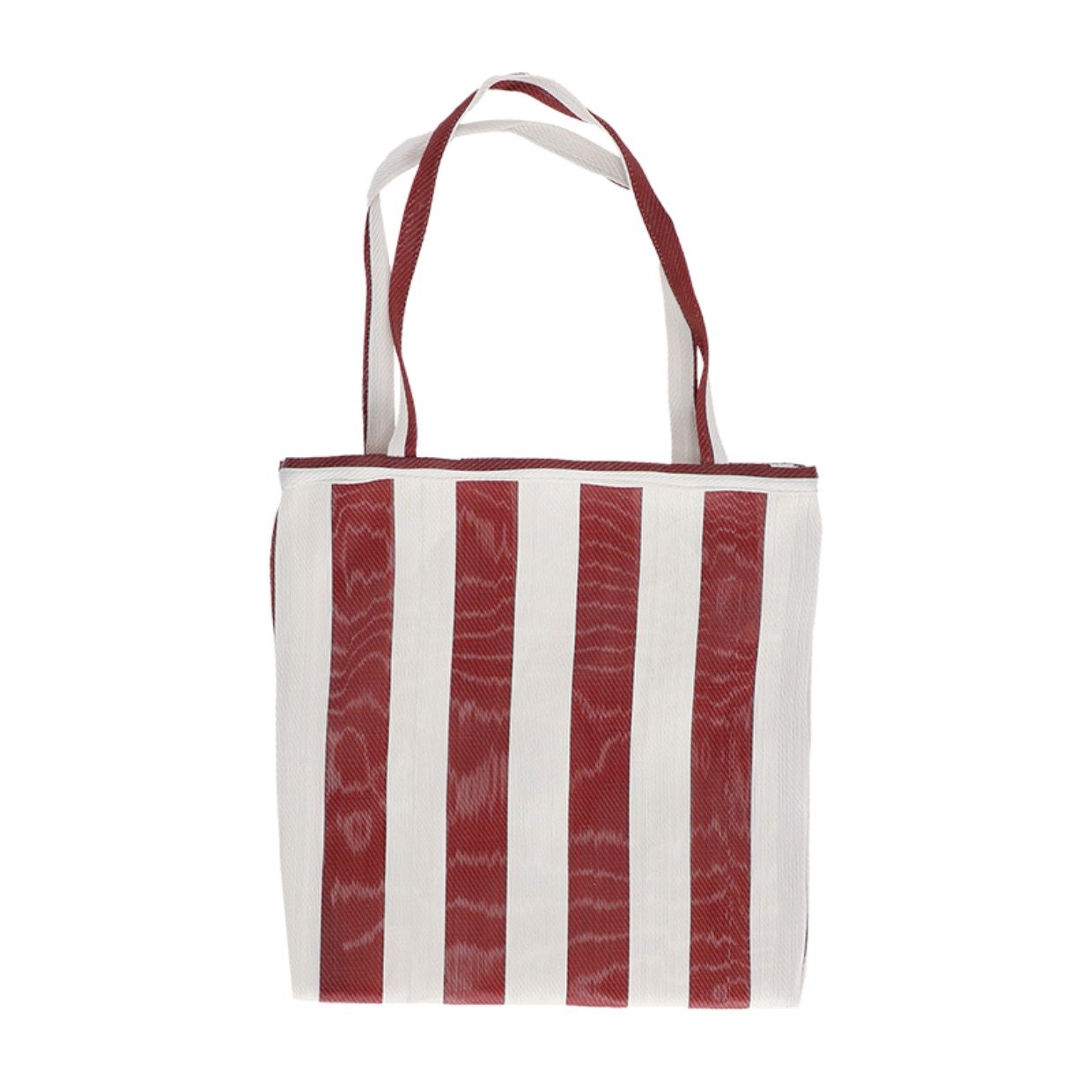 Tas net gestreept · rood/wit