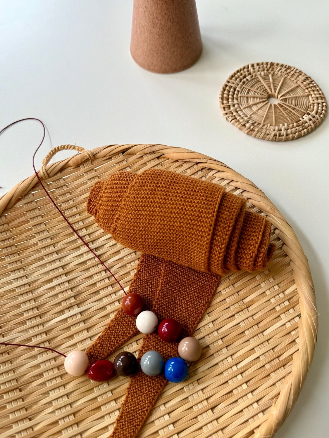 Bybjor · ketting · Pebble &amp; Button Cord