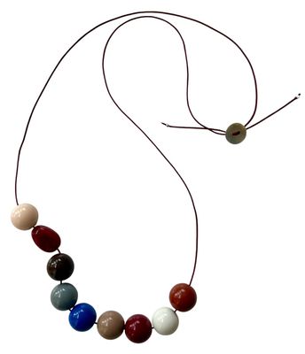 Bybjor ketting · Pebble &amp; Button Cord