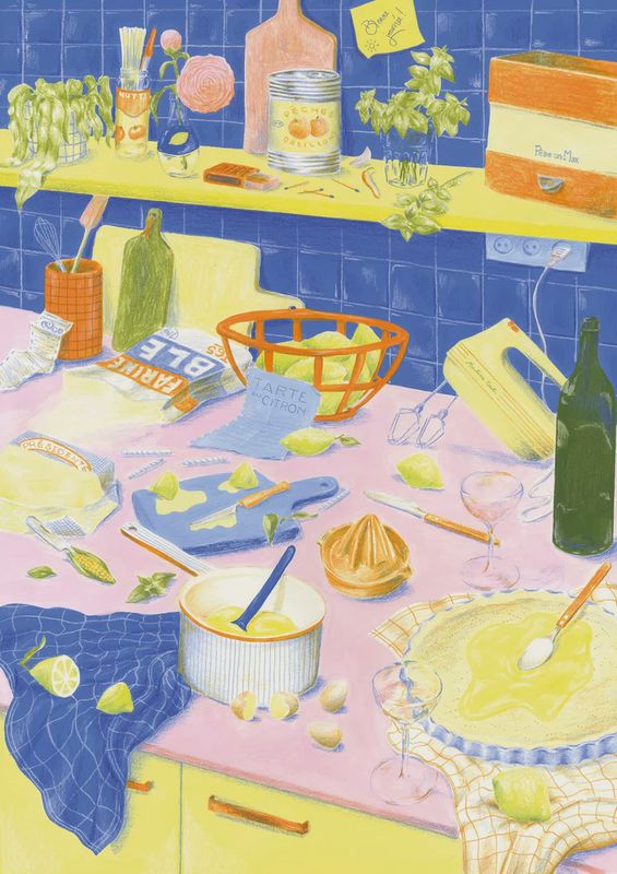 Puzzel 'Lemon tart' 1000 stukjes