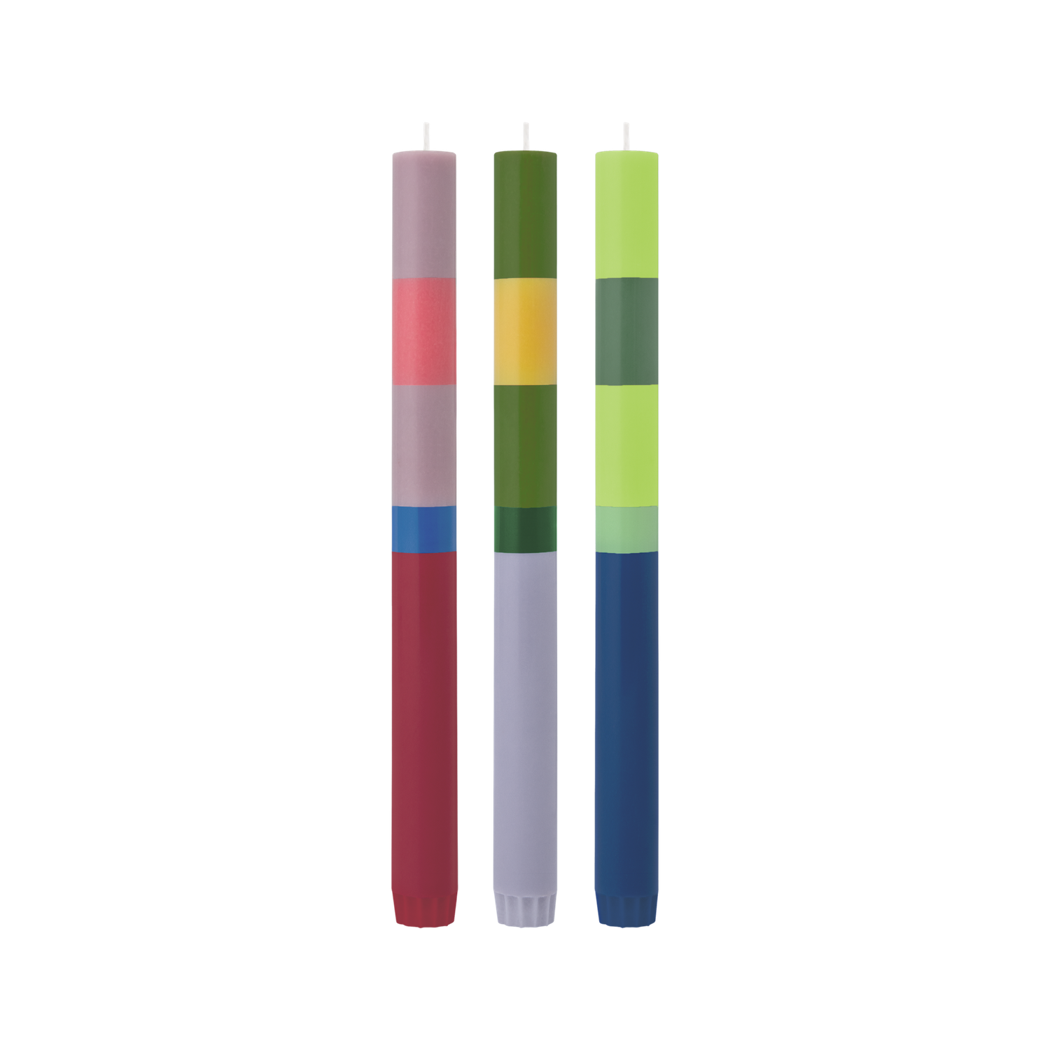 Dinerkaars &#39;Milano&#39;  stripes horizontaal - set van 3