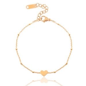 Armband Rosé goud heart