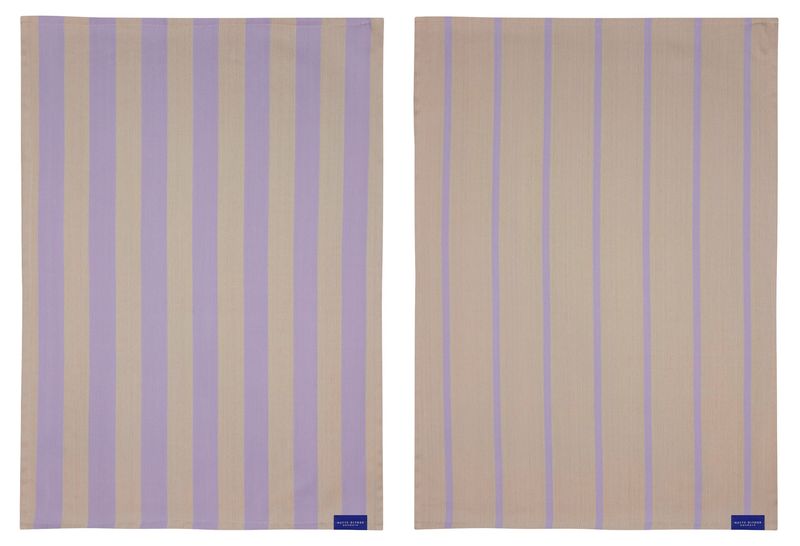 Mette Ditmer · STRIPES theedoek sand · 2-pack