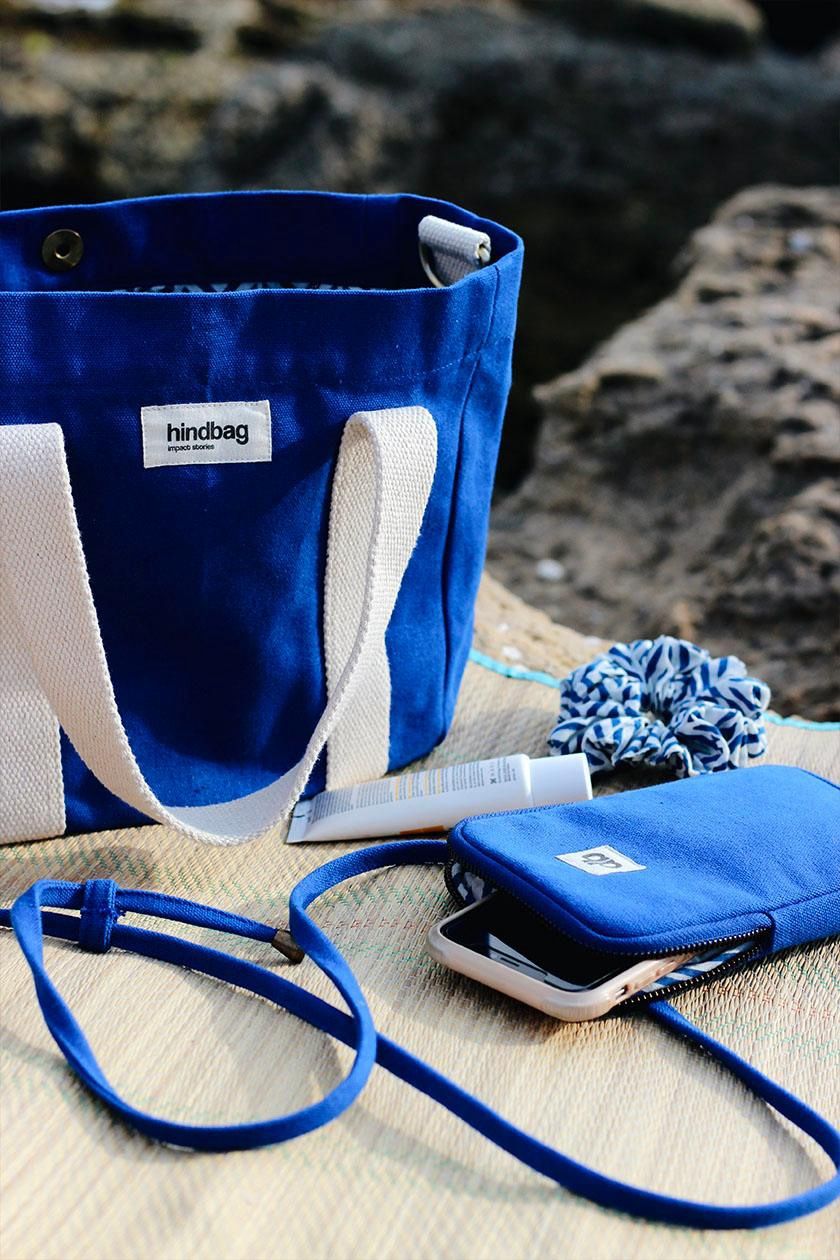 HINDBAG · Telefoontas Bill - Elektrisch Blauw