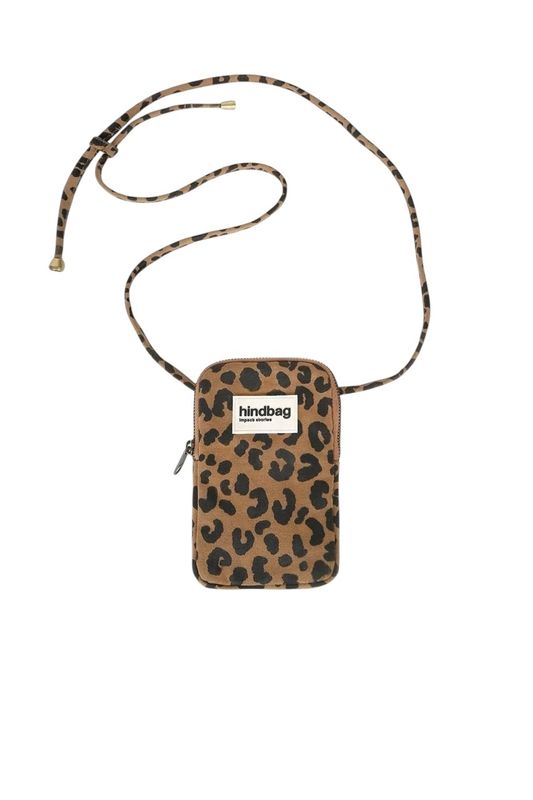 HINDBAG Phone pouch Bill • Leopard