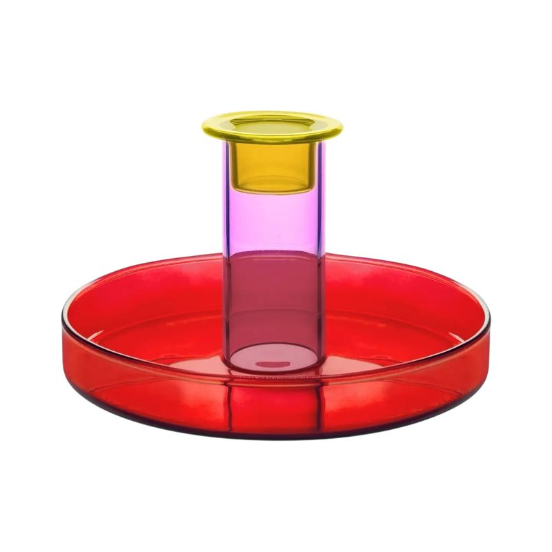 Kaarsenhouder 'Lucy' rood